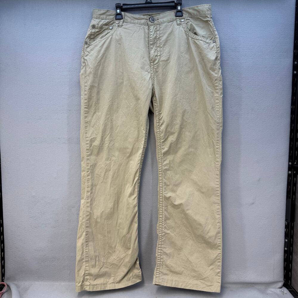 BKE Buckle Tyler Khaki Pants Men's Size 34 L Beige Tan Straight Leg Casual